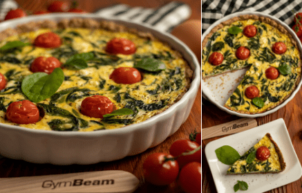 Fitness recept: spenótos quiche – francia sós pite