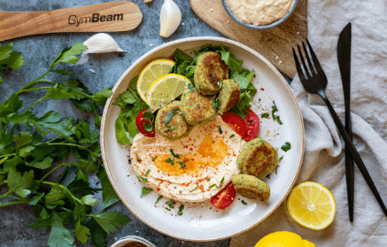 Fitness recept: falafel házilag készített humusszal