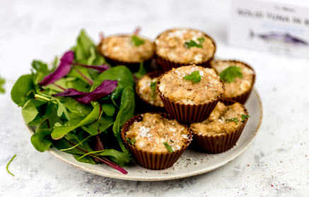 Fitness recept: fehérjével teli tonhalas muffin