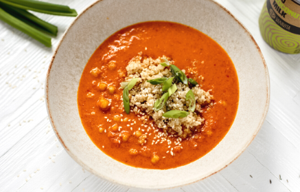 Fitness recept: csicseriborsós curry leves kókusztejjel és quinoával